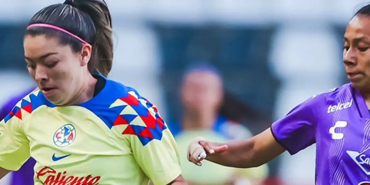 La nueva refuerzo de las Águilas si llegó lista al encuentro contra Pachuca.