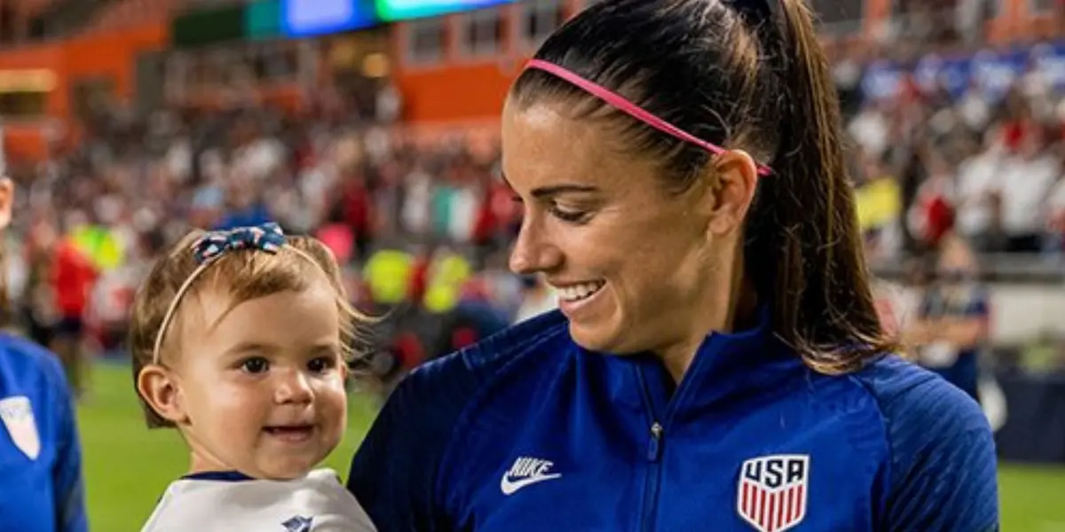 La referente estadounidense ha demostrado que el fútbol y la maternidad no están peleados.