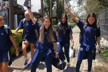 Las Águilas salieron con mucho ritmo rumbo al aeropuerto para emprender su viaje a Guadalajara.