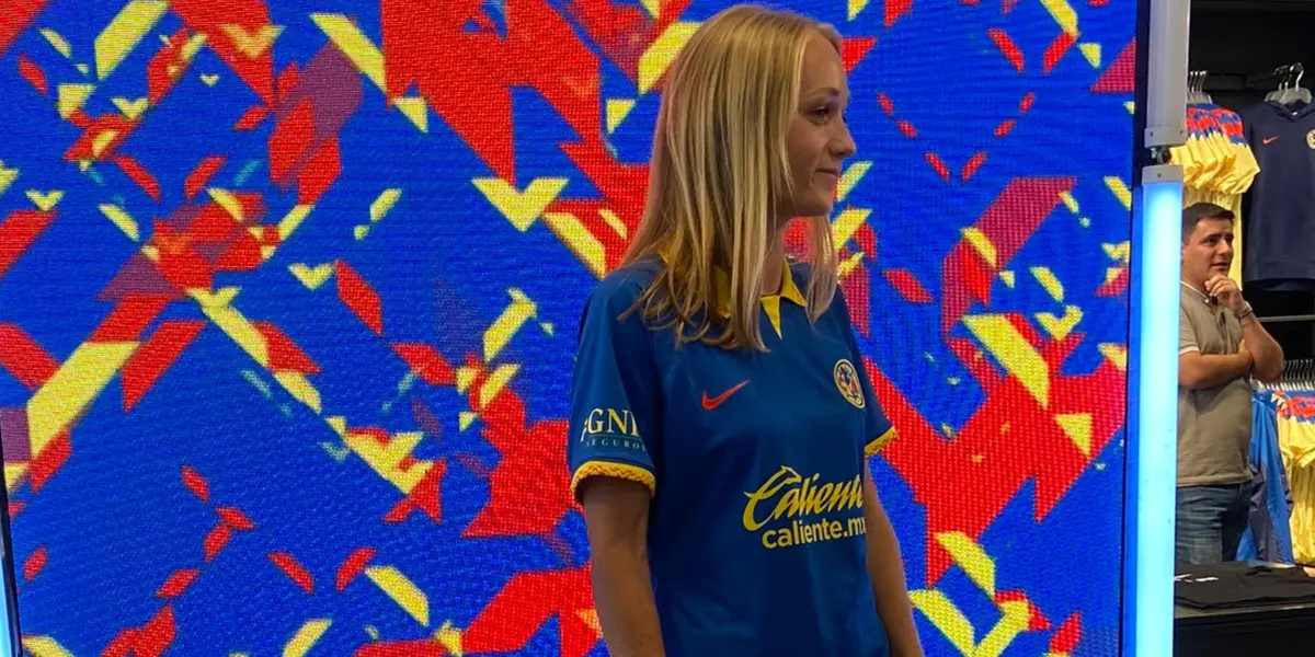 Las futbolistas ya portaron la nueva indumentaria de las Águilas.