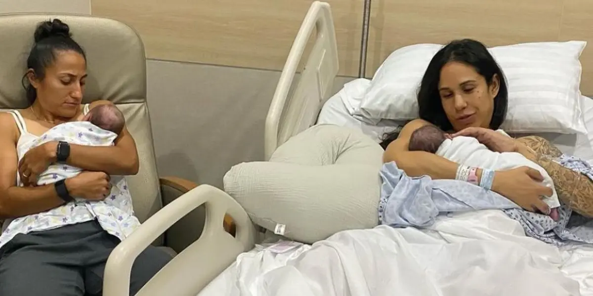 Las jugadoras del conjunto felino se convirtieron en madres hace una semana.