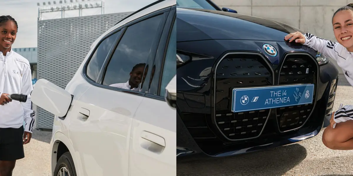 Las jugadoras del conjunto merengue ya recibieron sus carros de la marca BMW.