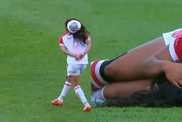 Una jugadora de las Centellas recibió un fuerte balonazo en esta Fecha 15.